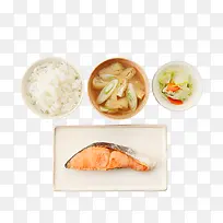 日式三文鱼套餐