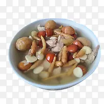 杏仁片乌鸡汤素材