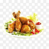 烤鸡腿