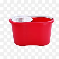 红色加厚长方形洗拖把桶