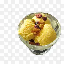 芒果冰淇淋夏天甜点