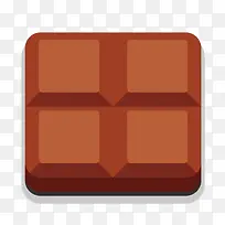 矢量方块巧克力