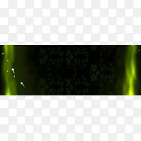 黑色花纹梦幻背景banner
