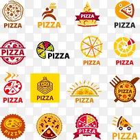 披萨LOGO标志设计矢量图