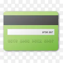 绿色信用卡图标