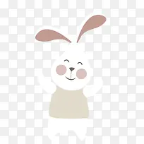 卡通可爱的小兔子动物设计