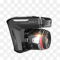 产品实物黑色记录仪相机