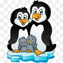 企鹅一家人