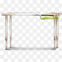 扁平手绘高清桌子造型