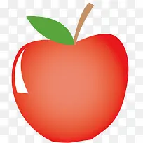 一个红色大苹果