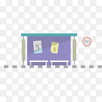 矢量公交站