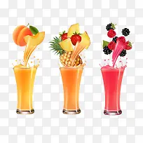 美味果汁矢量图