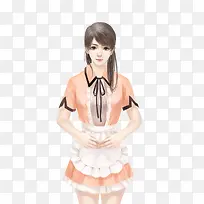 忠诚女仆手绘