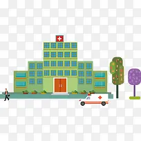 医院png元素