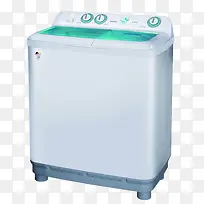 高清海尔双桶洗衣机透明素材