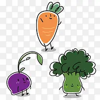 卡通蔬菜