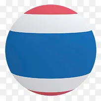 泰国国旗圆球
