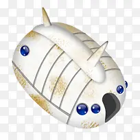 白色房子3D个性电脑PNG图标