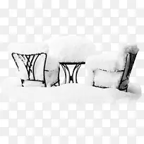 椅子和白雪