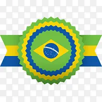 巴西国旗徽章