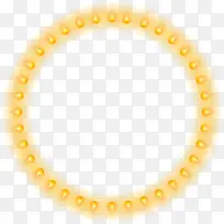 黄色光芒圆圈