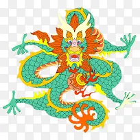 龙飞龙纹图案