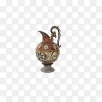 古典铜质花纹水壶