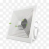 简约白色换气扇