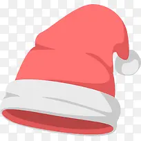 矢量可爱红色圣诞帽