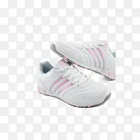 白色运动鞋粉色