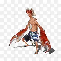 螃蟹3d人物