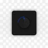 黑色质感按钮ui设计PSD源文件