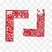 古典花纹 板 矢量素材