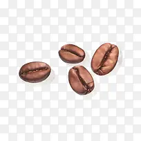 卡通咖啡豆