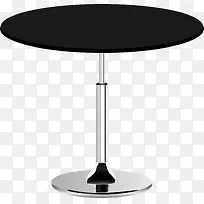 黑色小圆桌
