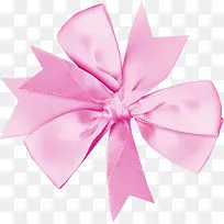 圣诞素材礼物 粉色丝绸丝带蝴蝶