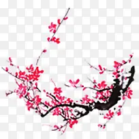 梅花古典水墨风格名片设计