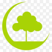 logo参天大树保护环境