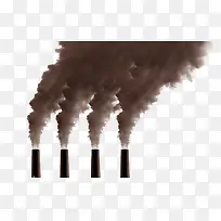 工厂黑烟工业污染