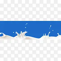 飞溅牛奶系列背景banner