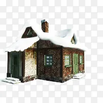 下雪的雪屋
