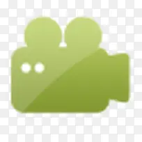 视频相机green-icon-set