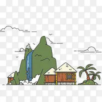 扁平插画设计艺术