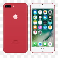 红色苹果手机效果设计