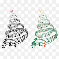 创意音符圣诞树