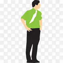 商务矢量男士人物素材