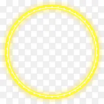 小清新黄色圆圈