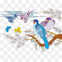 花鸟素材