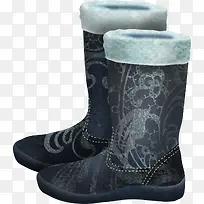 冬天蒙古靴子