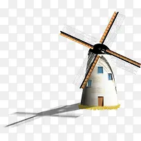 荷兰的能源制造者风车